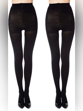 Manzi Black Opaque Tights